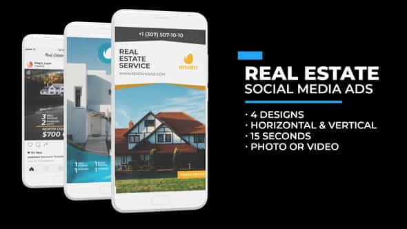 Real Estate Social Media Ads - VideoHive 22555647