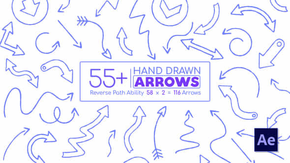Hand Drawn Arrow - VideoHive 39611069