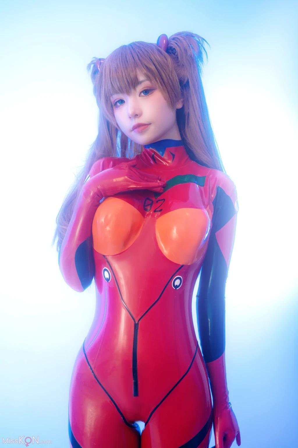 Coser@爆机少女喵小吉 (Nekokoyoshi): 明日香 人类补奸计划 (80 photos )(20)