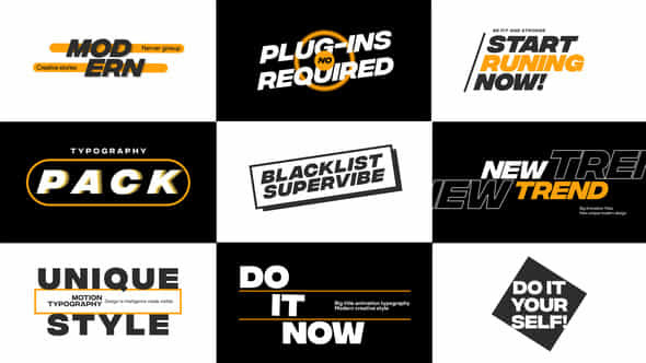 Big Title Animations - VideoHive 48252738