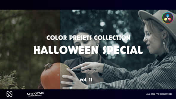 Halloween Special Lut Vol 11 For Davinci Resolve - VideoHive 48556750