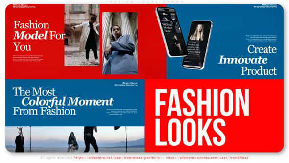 Fashion Looks Promo - VideoHive 51627250