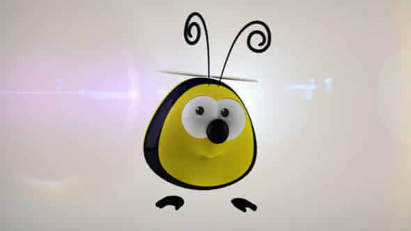 Funny Bee Logo - VideoHive 11490725