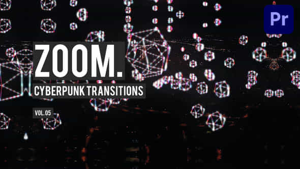 Cyberpunk Zoom Transitions - VideoHive 47927419