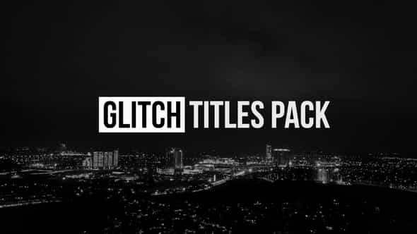 Glitch Titles - VideoHive 36472311