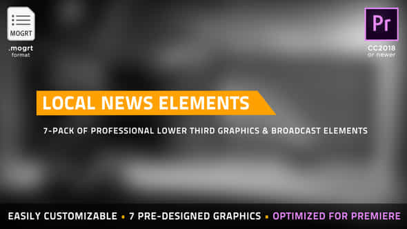 Local News Elements - VideoHive 22426028