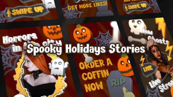 Spooky Holidays Stories - VideoHive 34488158