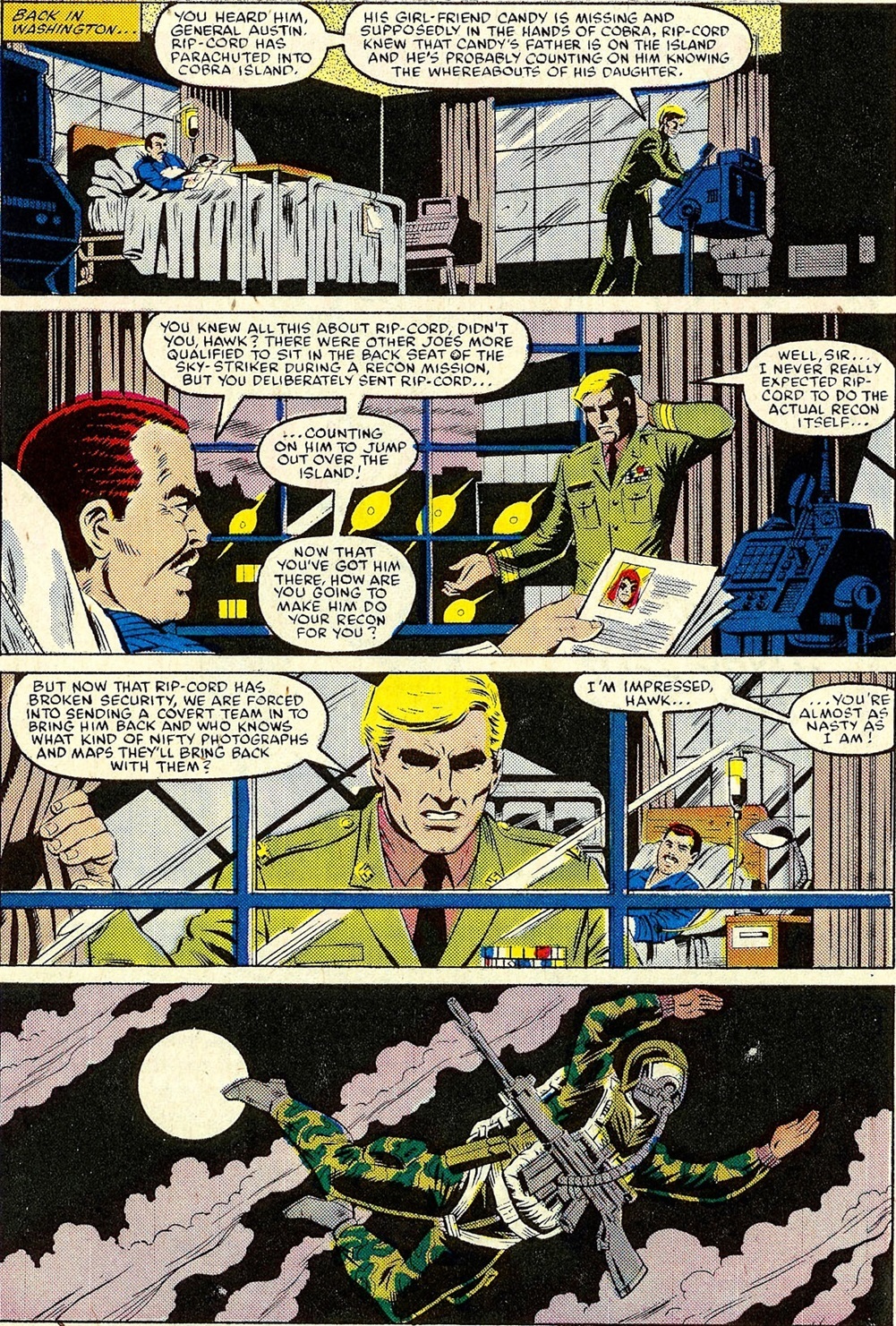 Snake Eyes - GI Joe Marvel comics - Larry Hama - Ninja -Character profile 