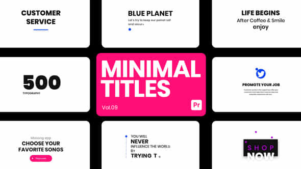 Minimal Titles 09 - VideoHive 45420537