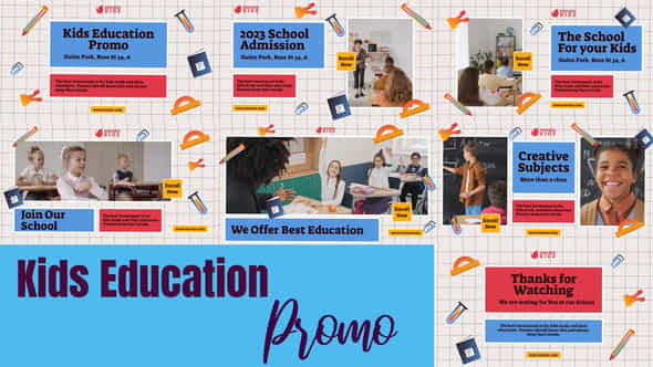 Minimal Kids Education - VideoHive 47626795