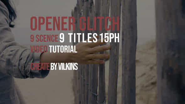 Opener Glitch - VideoHive 35465123