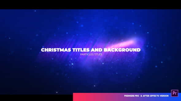 Christmas Opener With Particles - VideoHive 28562292