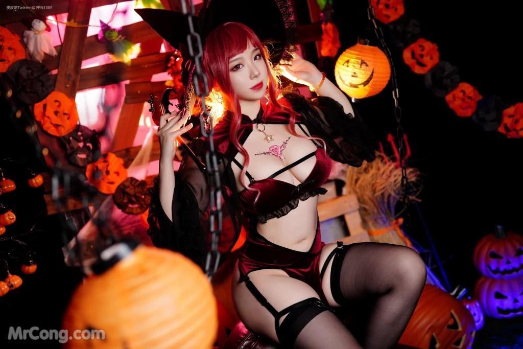 Coser@皮皮奶可可爱了啦: 万圣节女巫 (48 photos)