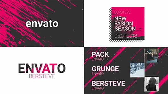 Grunge Broadcast Package - VideoHive 21319891
