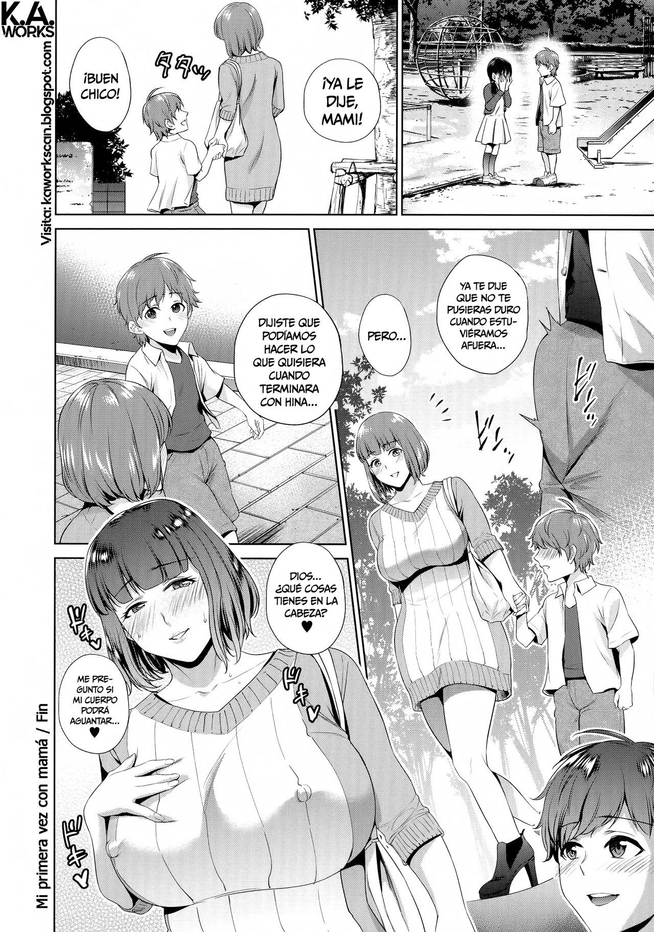 [Natsu no Oyatsu] Haha to Majiwaru Hi  El día que me conecté con mamá [Spanish] [K.A. Works]