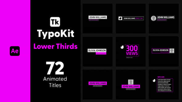 Typo Kit Lower - VideoHive 44526085