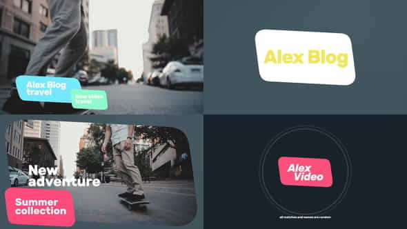 Video Channel Titles - VideoHive 22380149