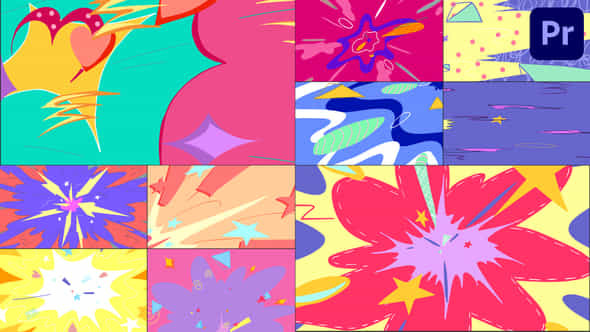 Seamless Multicolor Transitions - VideoHive 47594594