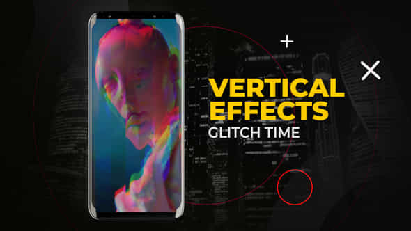 Vertical Glitch Time Effects After Effects - VideoHive 54326986