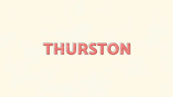 Thurston Typography - VideoHive 47548125