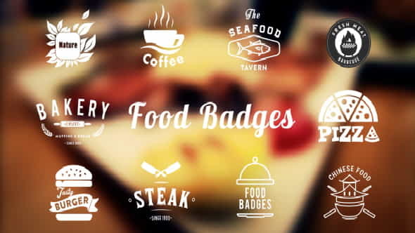 FoodRestaurant Badges - VideoHive 14518643