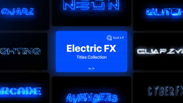 Electric Motion Titles - VideoHive 45344848