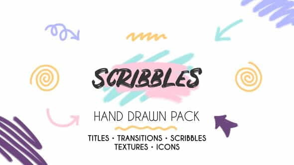 Scribbles. Hand Drawn Pack - VideoHive 36493998