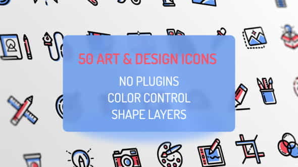 Design and Art Icons - VideoHive 22106840