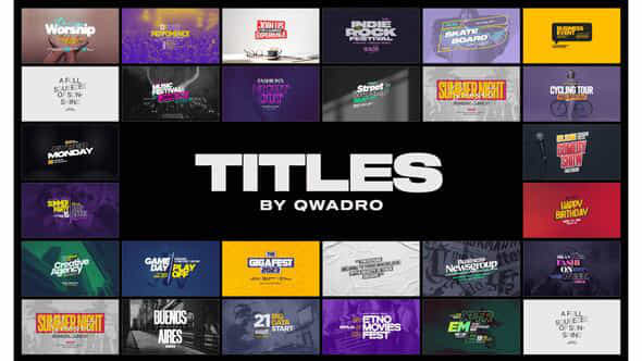 Titles - VideoHive 39020421