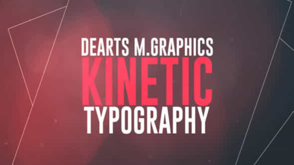 Kinetic Typo - VideoHive 9515035