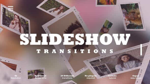 Slideshow Transitions - VideoHive 52907783
