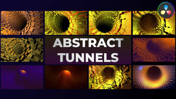 Abstract Tunnels - VideoHive 47795741