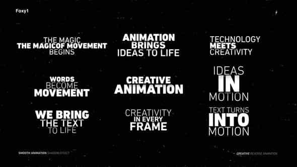 Text Animation After Effects - VideoHive 55607425