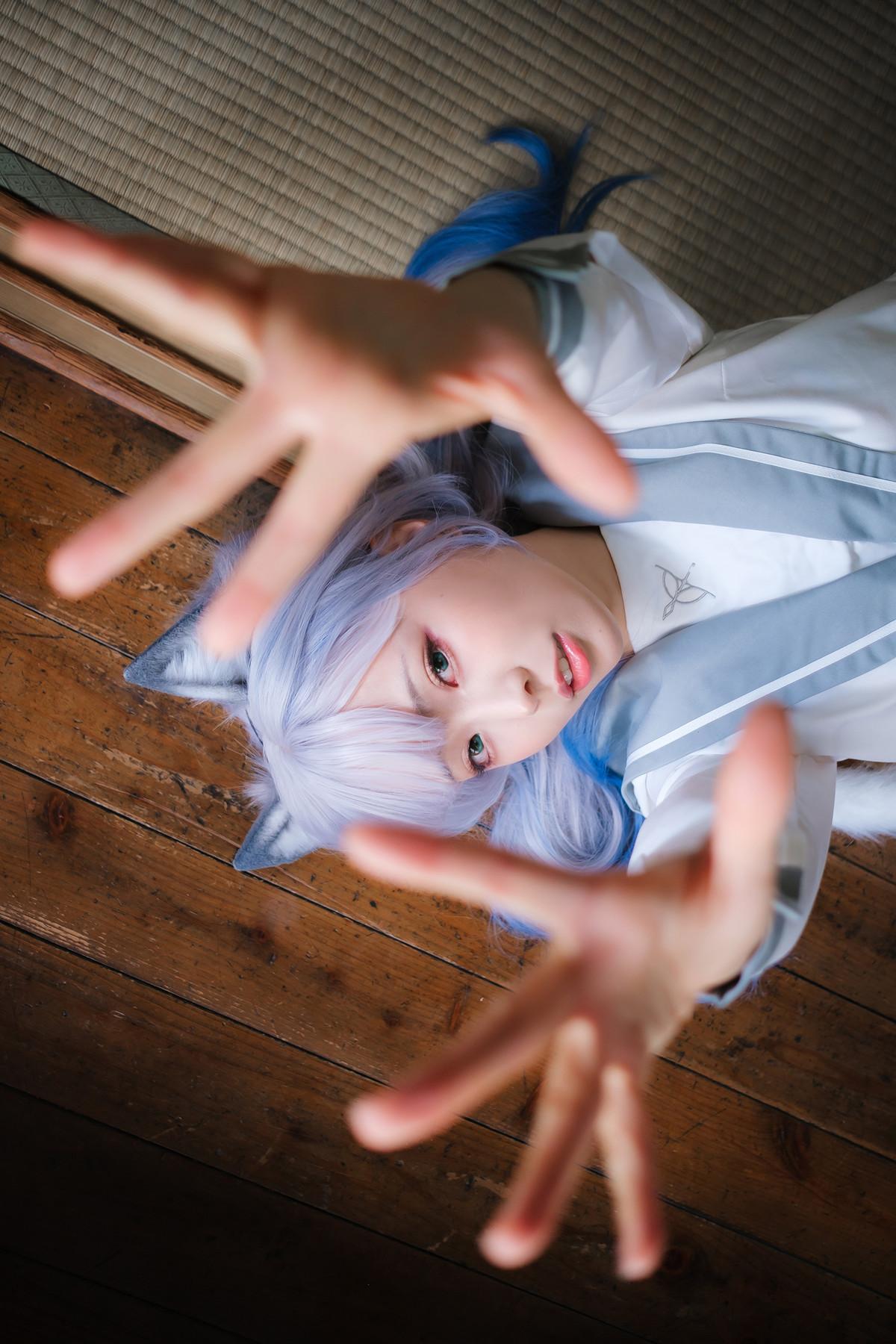 Cosplay ElyEE子 Veranda White Cat緣廊白貓(7)