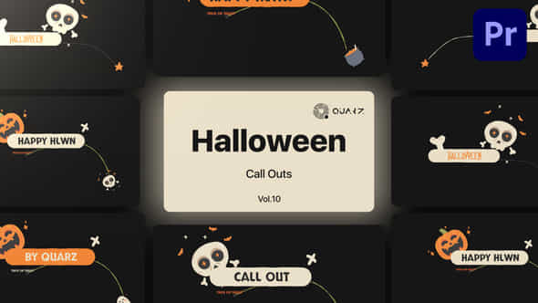 Halloween Call Outs For Premiere Pro Vol 10 | VideoHive 48439452