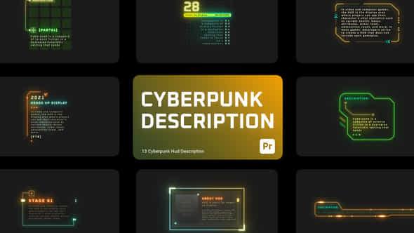 Cyberpunk Descriptions - VideoHive 44755584