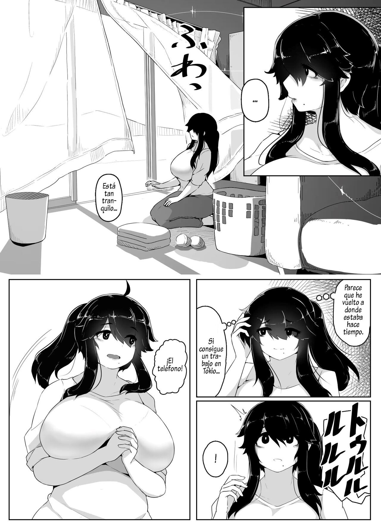 [hahayamoya (moya)] Oyasumi, Okaa-san I  Good Night, Mom I [Spanish]  [Al Chile no Sé Scan]