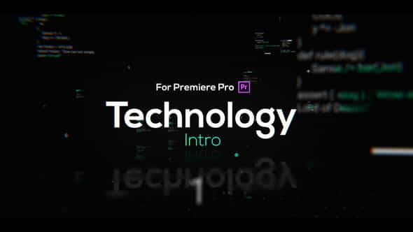 Technology Intro for Premiere Pro - VideoHive 23506456