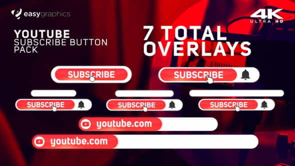 Modern Youtube Subscribe Reminder Pack - VideoHive 24488407