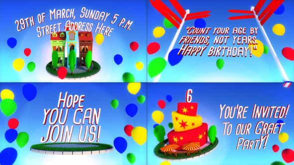 My Birthday Party - VideoHive 29162376