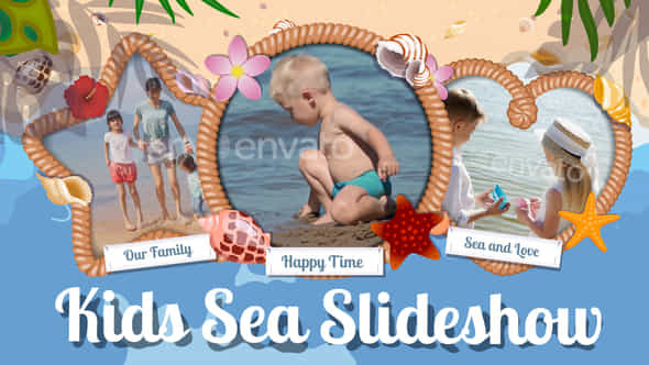 Kids Sea Slideshow - VideoHive 39550111