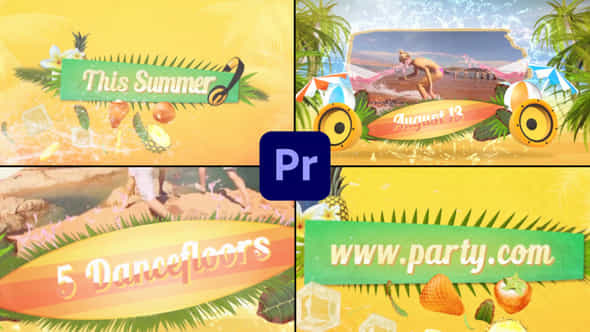 Summer Beach Party - VideoHive 45167065