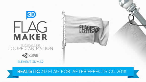 Element 3D Flag Maker - VideoHive 23346251