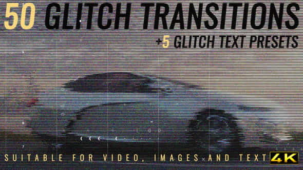 Glitch Transitions - VideoHive 19256451