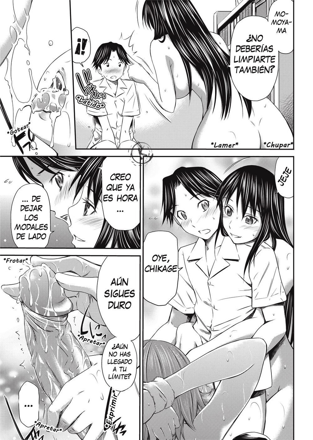 [Sabashi Renya] Momoiro Triangle Ch. 1-3 [Spanish] [arKram] [Decensored]