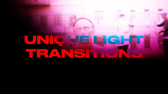 Unique Light Transitions - VideoHive 52492777