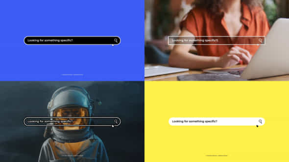 Search Bar Logo Reveal Mogrt - VideoHive 55396727