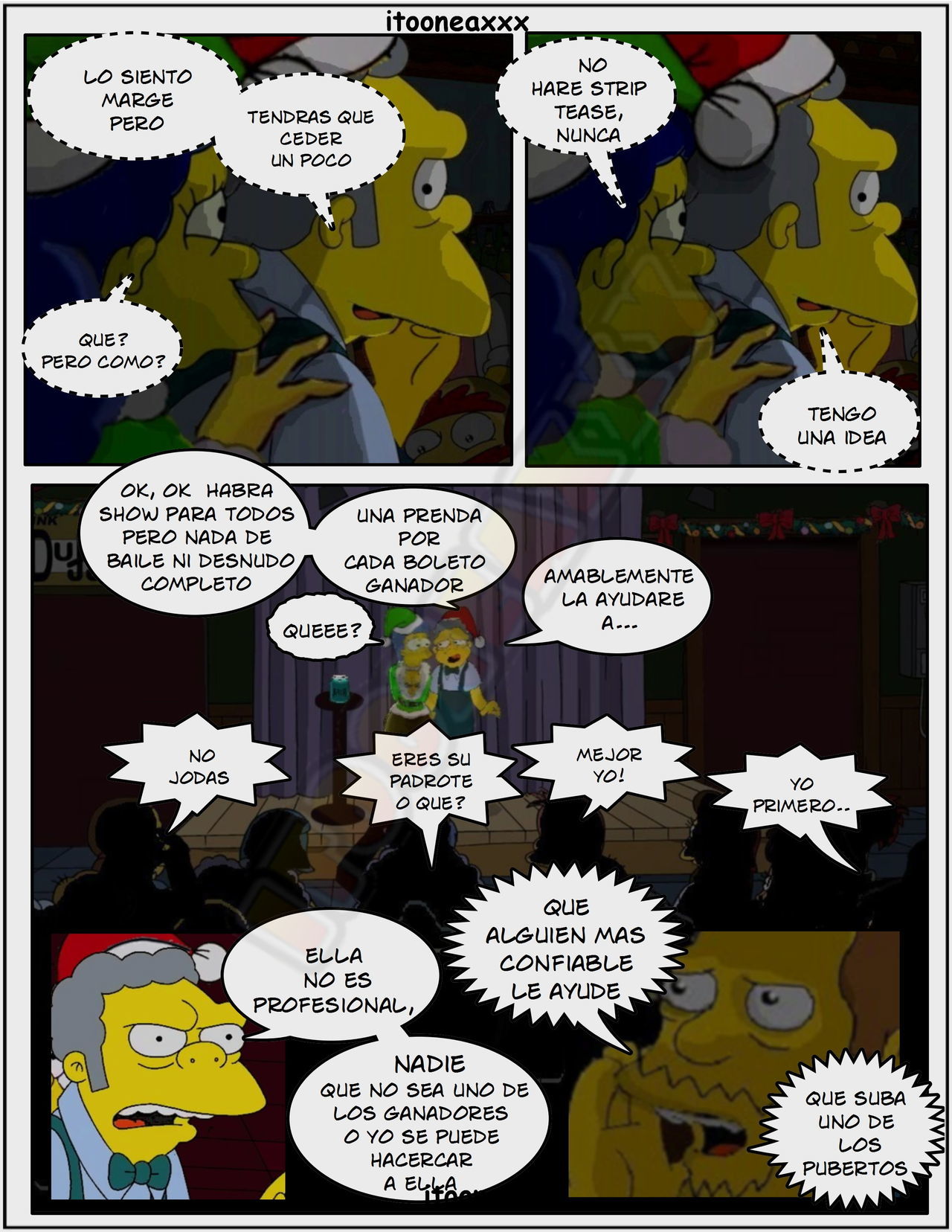 Simpsons xxx - Sexy Navidad (Parte 2) (Español)