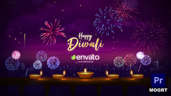 Happy Diwali Wishes Mogrt - VideoHive 48728807