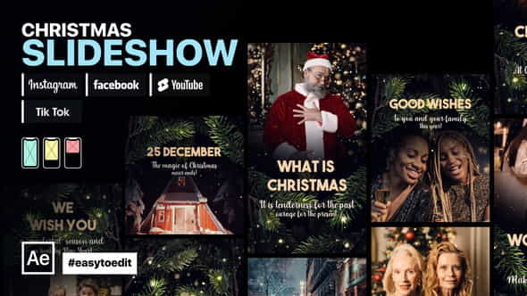 Christmas Slideshow Instagram Stories - VideoHive 35116368